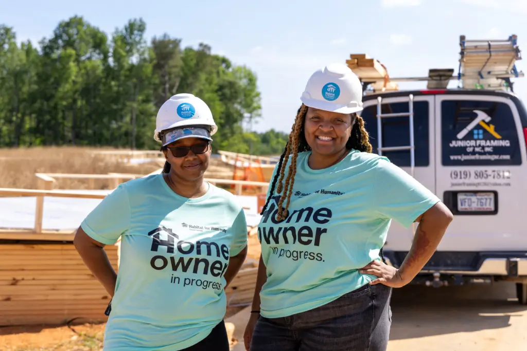 According to Habitat Greater Raleigh, the affordable housing nonprofit and 10 for-profit home builders have partnered with subcontractors and other industry leaders to build the six homes in the Hope Grove neighborhood, a 150-acre property on 1504 Creech Road. (Habitat for Humanity Greater Raleigh)