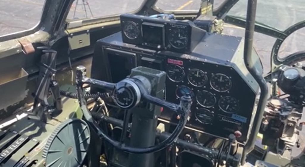 Cockpit tour of WWII aircraft in Rocky Mount (Dan West/CBS 17)