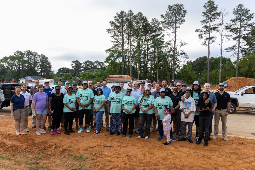 According to Habitat Greater Raleigh, the affordable housing nonprofit and 10 for-profit home builders have partnered with subcontractors and other industry leaders to build the six homes in the Hope Grove neighborhood, a 150-acre property on 1504 Creech Road. (Habitat for Humanity Greater Raleigh)