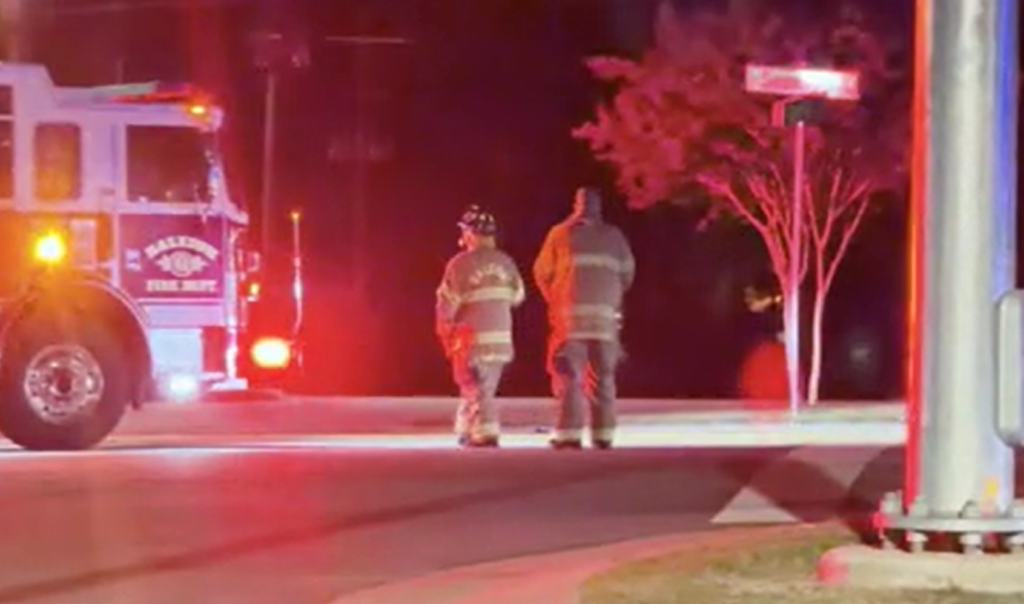 Police investigate Tesla crash, fire on South Saunders Street (Dorez Wynn/CBS 17)