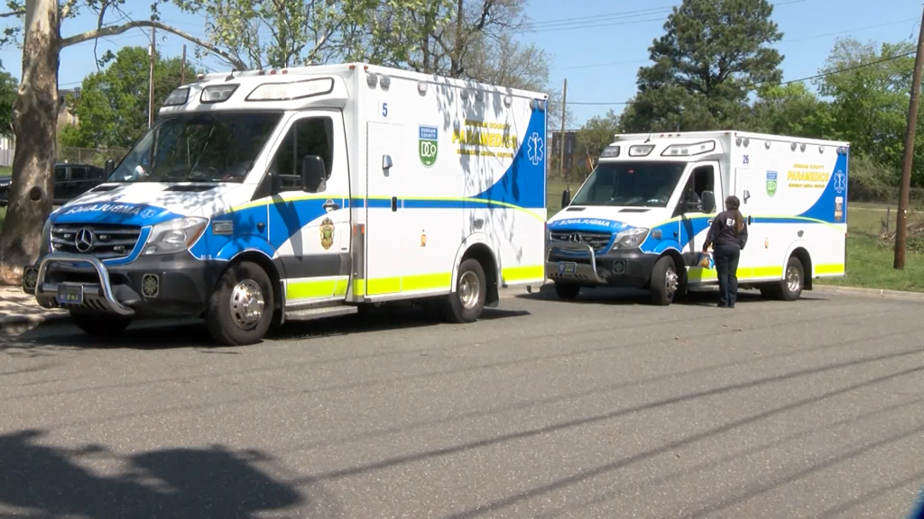 Durham County EMS ambulances. (Ben Bokun)