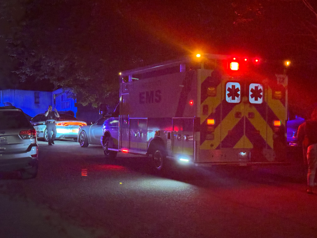 Wake County deputies respond to double stabbing on Clear Skyview Circle in Raleigh (Cole Sams/CBS 17)