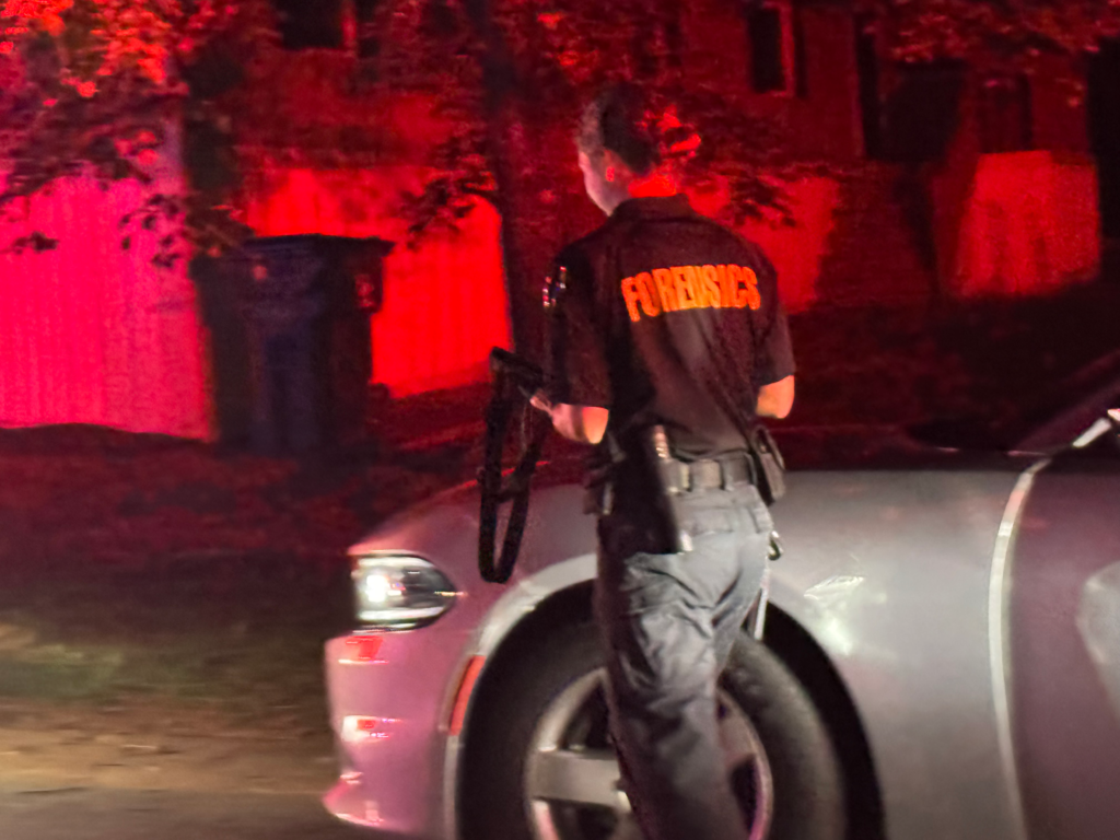 Wake County deputies respond to double stabbing on Clear Skyview Circle in Raleigh (Cole Sams/CBS 17)