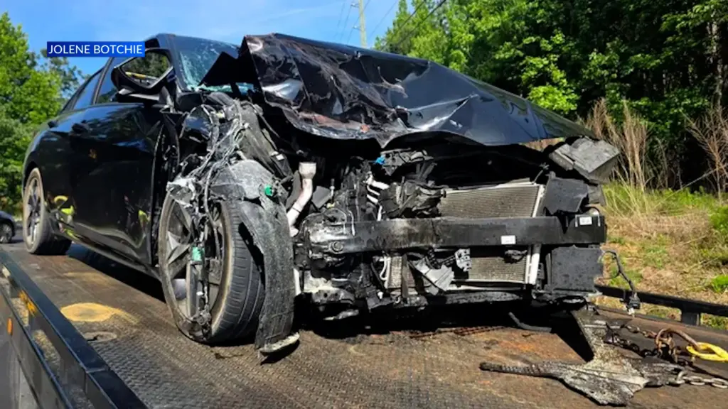 Larinda Watts, owner of Blue Cord K9 Training, suffered serious injuries in a crash along Rockfish Road on Friday. (Jolene Botchie)