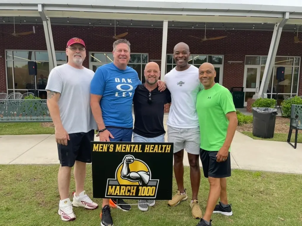 Officials are hosting the second Annual MARCH 1000 this Saturday, where over 1,000 men will come together to raise awareness for Men's Mental Health. (Mayor Jacques Gilbert)