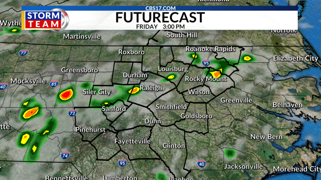 The heat returns for the weekend and so do the summertime thunderstorms!