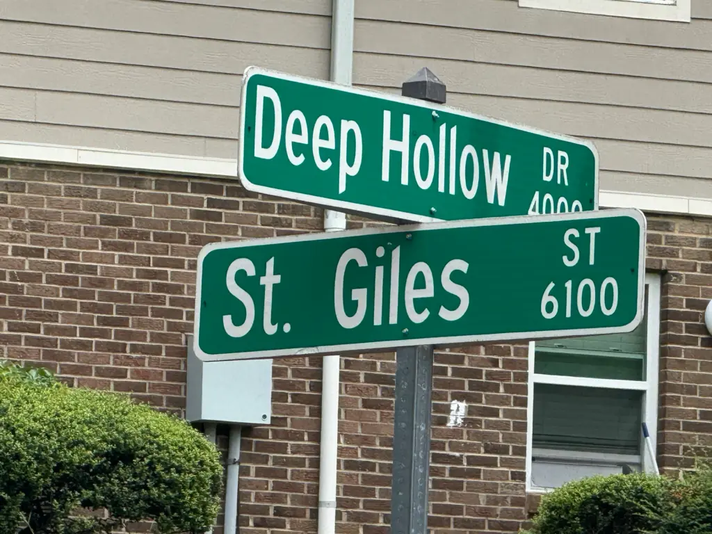 According to the Raleigh Police Department, officers found a 15-year-old suffering from a gunshot wound in the 6100 block of St. Giles Street around 5 p.m. on Friday, June 19. (Cole Sams/CBS 17)