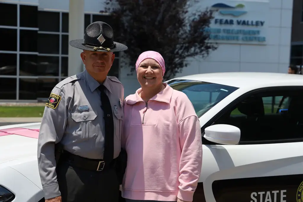 Jeff and Ginger Edwards (Photo courtesy of Cape Fear Valley Health)