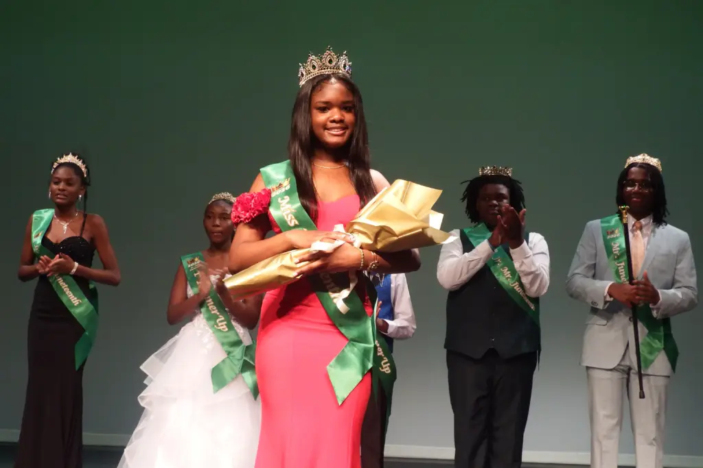 Timothy Rouse was crowned 2026 Mr. Juneteenth and Kaleigh Hilliard was crowned Miss Juneteenth at the inaugural Mr. & Miss Juneteenth Scholarship Pageant hosted by the Say Y.E.S. Foundation in Garner on June 13, according to the nonprofit. (Say Y.E.S. Foundation)