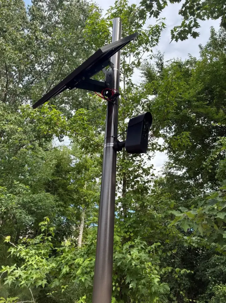 According to Town of Wake Forest officials, four solar-powered, motion-activated cameras were placed outside tunnels of newly-opened sections of the Dunn Creek Greenway. (Town of Wake Forest)