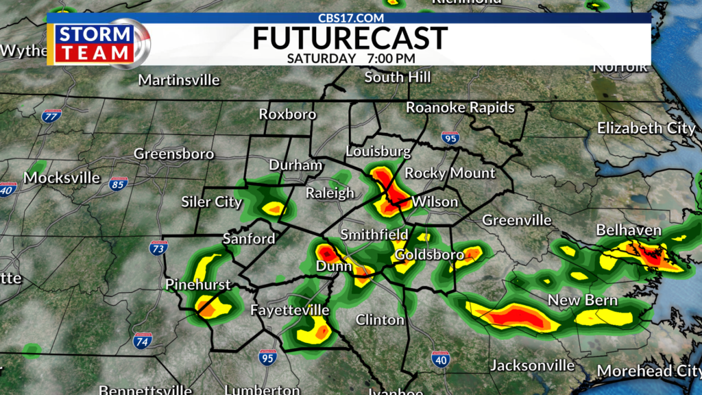 The heat returns for the weekend and so do the summertime thunderstorms!