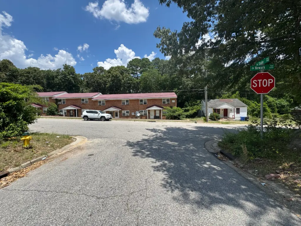 According to the Fayetteville Police Department, officers responded on Sunday just after 4 p.m. to multiple ShotSpotter alerts in the area of Newark Avenue and found several shell casings. (Cole Sams/CBS 17)