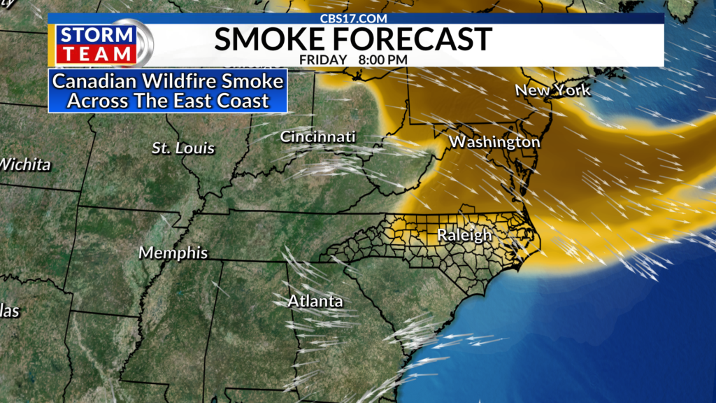 Hot and humid weather continues through Friday and Saturday as a mid-level high pressure keeps the temperatures high, but the high pressure breaks down and moves away allowing more rain chances to develop.