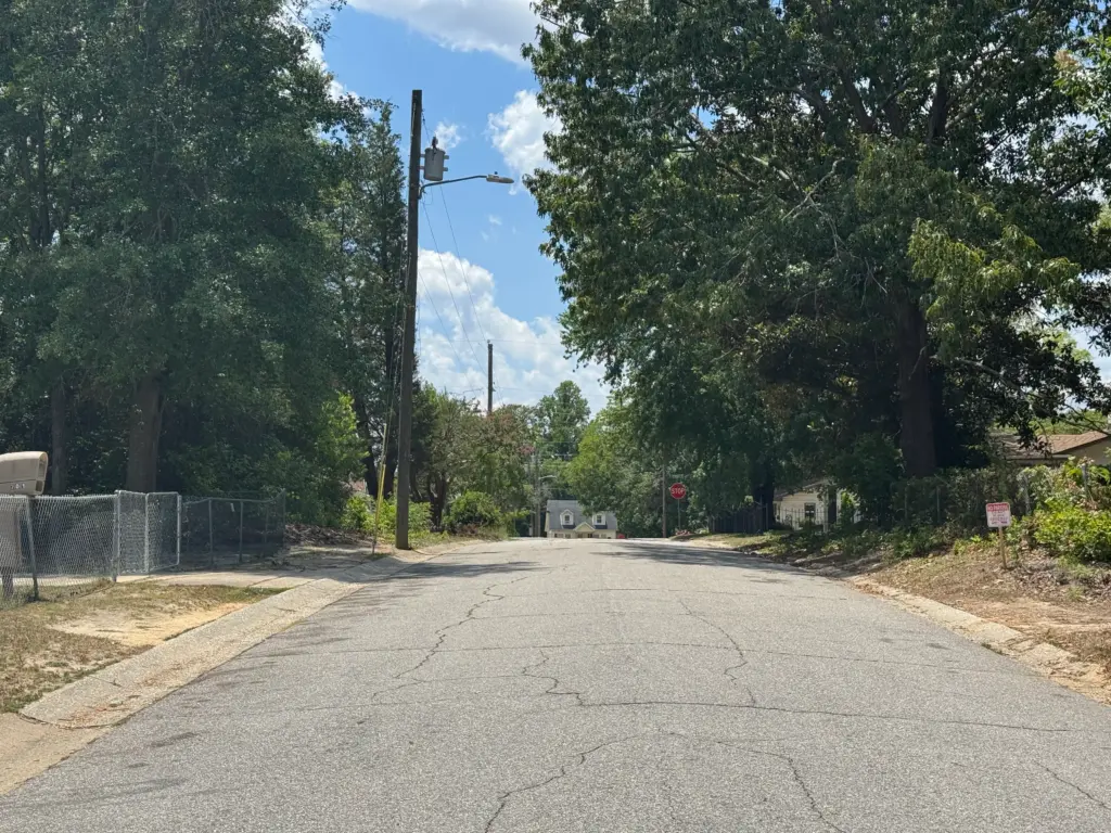 According to the Fayetteville Police Department, officers responded on Sunday just after 4 p.m. to multiple ShotSpotter alerts in the area of Newark Avenue and found several shell casings. (Cole Sams/CBS 17)