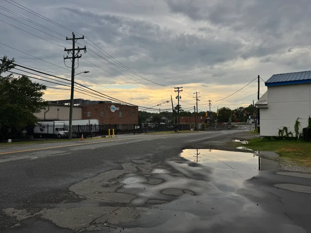 According to the Durham Police Department, officers received a report around 5:20 a.m. of gunshots in the 600 block of Ellis Road. (Cole Sams/CBS 17)