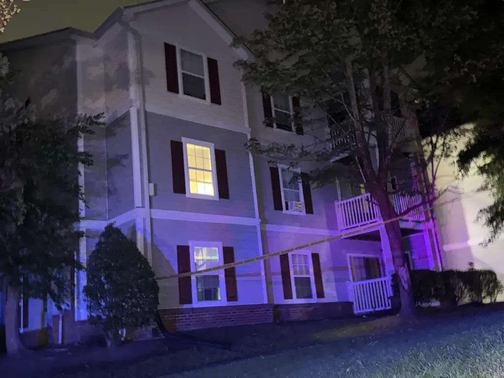 According to the Durham Police Department, officers responded on Sunday just after 9:30 p.m. to a report of shots fired in the 4200 block of Lake Cook Drive near the Avon Crossings Apartments on Kent Lake Drive. (Cole Sams/CBS 17)