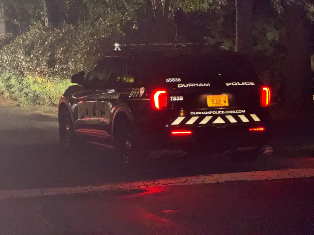 According to the Durham Police Department, officers responded on Sunday just after 9:30 p.m. to a report of shots fired in the 4200 block of Lake Cook Drive near the Avon Crossings Apartments on Kent Lake Drive. (Cole Sams/CBS 17)