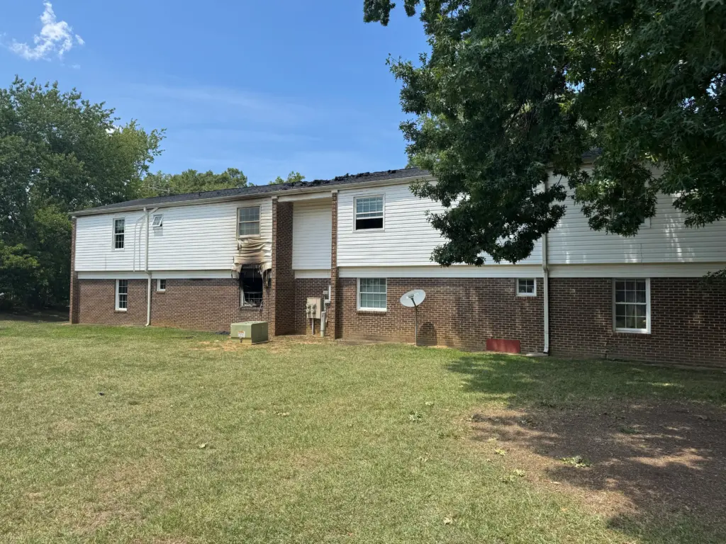 According to the Dunn Fire Department, the incident happened just before 11 p.m. at the Ashbrooke Apartments on East Pope Street. (Cole Sams/CBS 17)