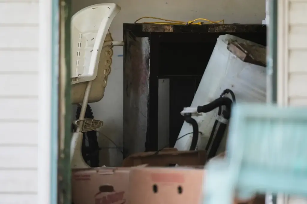 Clutter inside a home