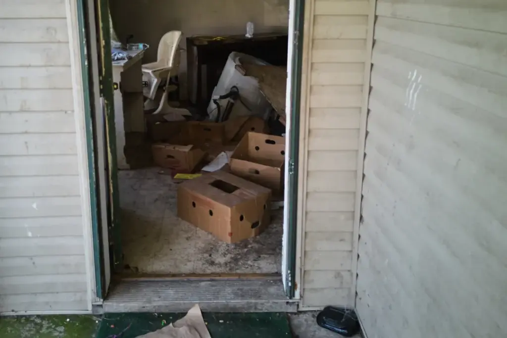 Clutter inside a home