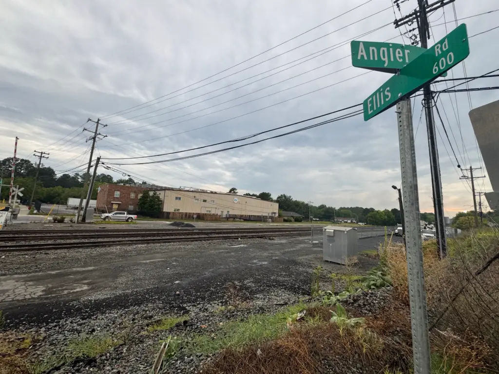 According to the Durham Police Department, officers received a report around 5:20 a.m. of gunshots in the 600 block of Ellis Road. (Cole Sams/CBS 17)