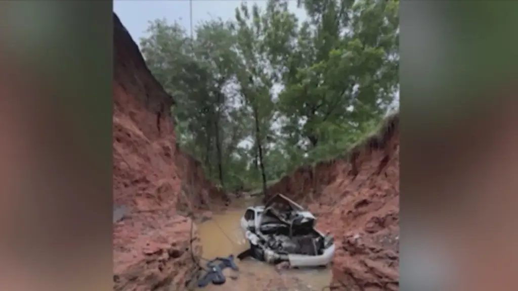 Woman recovering after being rescued from 30-foot hole in Surry County