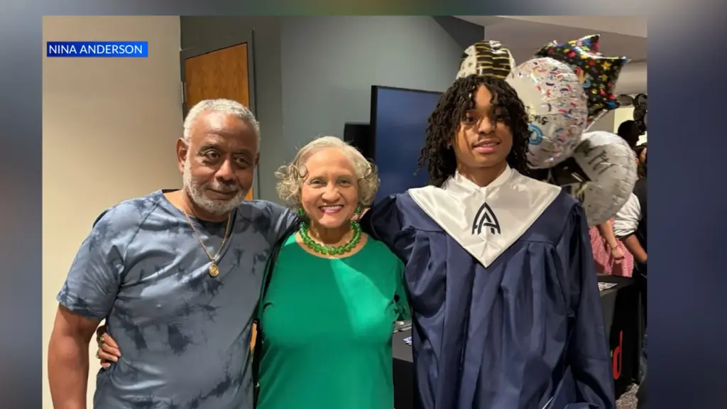 A photo of Harryson Anderson (right), a Fayetteville teen who was killed at a house part the morning of March 15. (Nina Anderson)