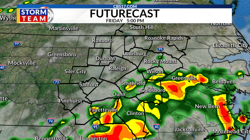 After a prolonged stretch of hot and humid weather, a pattern change is finally on the way that will bring more rain and somewhat cooler temperatures back to central North Carolina.