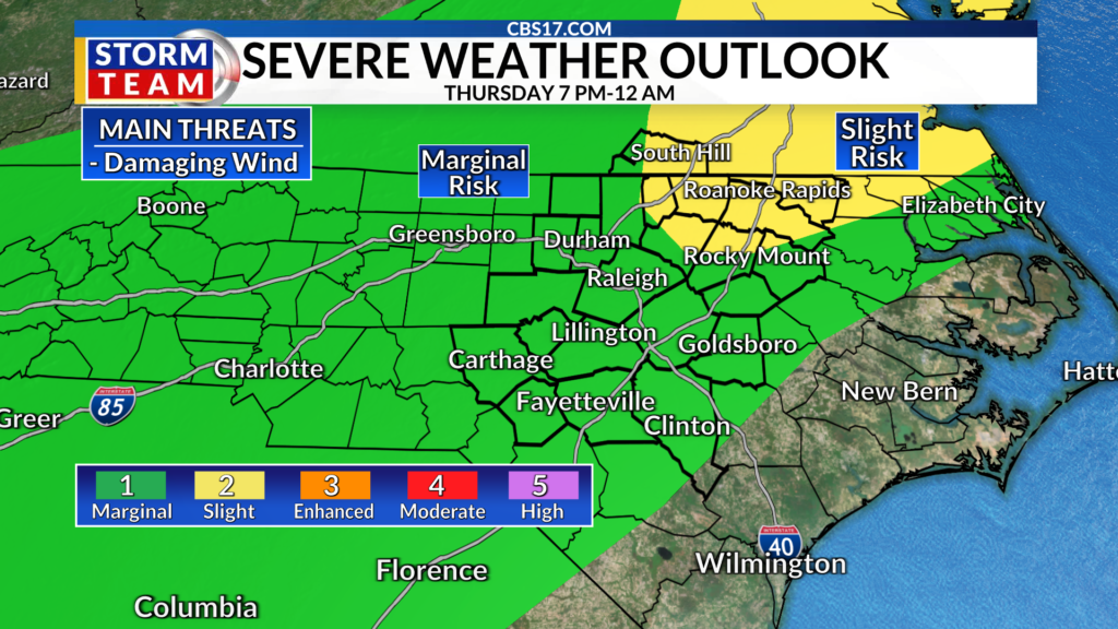 After a prolonged stretch of hot and humid weather, a pattern change is finally on the way that will bring more rain and somewhat cooler temperatures back to central North Carolina.