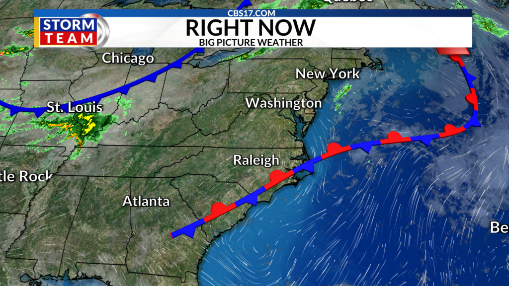It was not quite as hot Wednesday, but temperatures are still running above average and the humidity is sticky and uncomfortable.