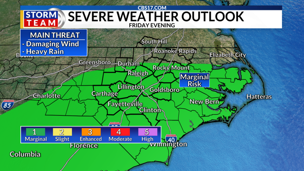 After a prolonged stretch of hot and humid weather, a pattern change is finally on the way that will bring more rain and somewhat cooler temperatures back to central North Carolina.