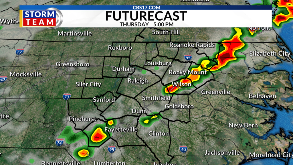 The first cold front of the week will not bring cold air the rest of the week, but the next cold front, which will arrive Friday, will bring more changes to our weather here in central North Carolina in time for the weekend and next week.